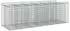 vidaXL Gabionen-Hochbeet 300x100x100cm verzinkter Stahl, 3 Stk. (3422227)