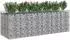 vidaXL Gabionen-Hochbeet 300x100x100cm verzinkter Stahl, 3 Stk. (3422227)