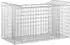 vidaXL Gabionen-Hochbeet 50x100x60cm, verzinkter Stahl, silber (42033296)