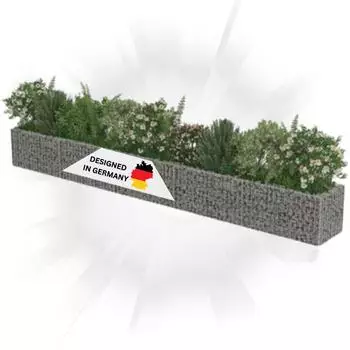 Deluke Hochbeet ROON Gabione aus Stahl, 450x50x50cm