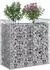 vidaXL Gabionen-Hochbeet 50x100x100cm verzinkter Stahl, silber (42033308)