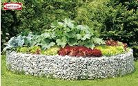 bellissa 95568, bellissa Gabionen Hochbeet rund, 240x40 cm