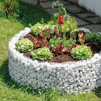 bellissa 95565, bellissa Gabionen Hochbeet rund, 92x40 cm