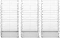 vidaXL Gabionen-Set 3-tlg. Verzinkter Draht 25&times;25&times;50 cm