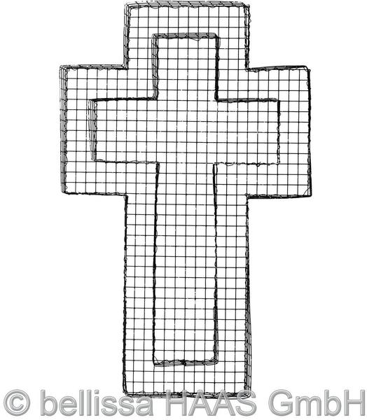 Bellissa Kreuz-Gitter 50 x 30 x 4 cm