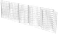 vidaXL Gabionenkorb Pflanzkasten Gem&uuml;se-Hochbeet Stahl 300&times;30&times;100 cm
