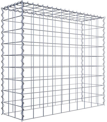 Panier Gabion à Monter Soi-même - Dimensions 100x70x30 Cm - Maille 10x10 Cm - Galvanisé - Fabriqué En Allemagne - 7