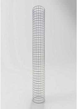 Gabiona Gabionensäule rund feuerverzinkt Ø 27 x 200 cm Maschenweite 5 x 5 cm
