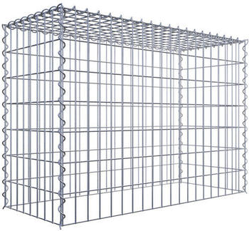 Gabion En Kit Type 3 - Panier Montage 100x60x20 Cm - Maille 5x5 Cm - Fabriqué En Allemagne