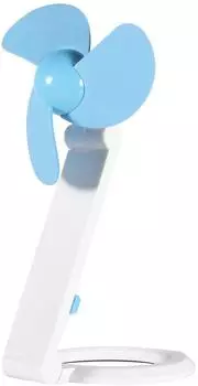 Rarewaves Mini USB-Tischventilator, hellblau/weiß (0001219)