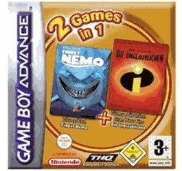 2 Games in 1 - Findet Nemo + Die Unglaublichen (GBA)