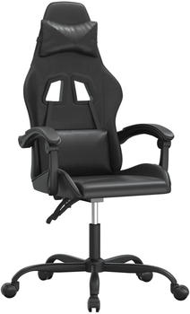 vidaXL Gaming-Stuhl mit Massagefunktion Kunstleder (349543-349554) schwarz (349551)