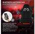 ML-Design Gaming Stuhl mit RGB & Bluetooth-Lautsprecher schwarz/rot