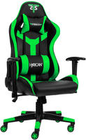 Hyrican Gaming-Stuhl ""Striker Copilot" schwarz/gr&uuml;n, Kunstleder, ergonomischer
