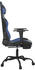 vidaXL Gaming-Stuhl mit Fußstütze Kunstleder (3143653-3143664) schwarz/blau (3143653)
