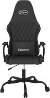 vidaXL Gaming-Stuhl Schwarz Kunstleder