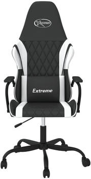vidaXL Gaming-Stuhl mit Massagefunktion (345533-345544) schwarz/weiß (345538)