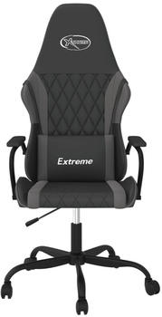 vidaXL Gaming-Stuhl mit Massagefunktion (345533-345544) schwarz/grau (345537)