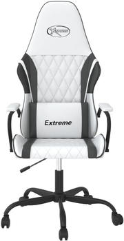 vidaXL Gaming-Stuhl mit Massagefunktion (345533-345544) wei&szlig;/schwarz (345543)