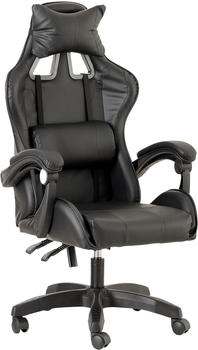 Baroni Home Gaming-Stuhl schwarz