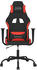 vidaXL Gaming-Stuhl mit Massagefunktion Stoff (345469-345479)