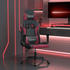 vidaXL Gaming-Stuhl mit Massagefunktion Kunstleder (345445-345456) schwarz/weinrot (345452)