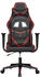 vidaXL Gaming-Stuhl mit Massagefunktion Kunstleder (345423-345433)