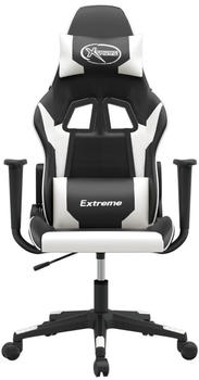 vidaXL Gaming-Stuhl Kunstleder (3143687-3143698) schwarz/wei&szlig; (3143692)