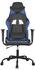 vidaXL Gaming-Stuhl mit Massagefunktion Kunstleder (345399-345410)