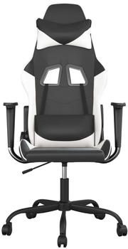 vidaXL Gaming-Stuhl Kunstleder (3143641-3143652) schwarz/wei&szlig; (3143646)