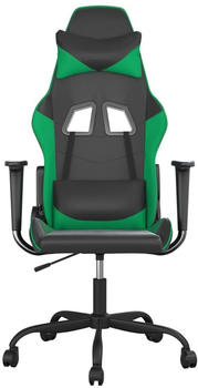 vidaXL Gaming-Stuhl Kunstleder (3143641-3143652) schwarz/gr&uuml;n (3143644)