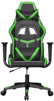 vidaXL Gaming-Stuhl Kunstleder (3143665-3143675) schwarz/gr&uuml;n (3143668)