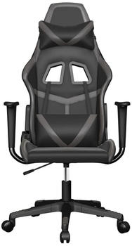 vidaXL Gaming-Stuhl Kunstleder (3143665-3143675) schwarz/grau (3143669)
