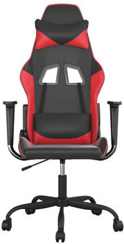 vidaXL Gaming-Stuhl Kunstleder (3143641-3143652) schwarz/rot (3143642)