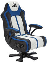 XROCKER Gaming Sessel blau-wei PlayStation/2.1 Audiosystem