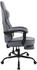 Woltu Gaming Stuhl mit Taschenfederkissen, ergonomischer Drehstuhl, Netzstoff grau (W0ATT0614)