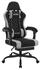 Woltu Gaming Stuhl mit Massagefunktion Taschenfederkissen ergonomisch Netzstoff