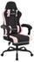 Woltu Gaming Stuhl mit Massagefunktion Taschenfederkissen ergonomisch Netzstoff