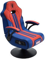 X Rocker 2021195 Videospiel-Stuhl Konsolen-Gamingstuhl Gepolsterter Sitz Blau -...