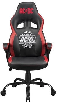 Subsonic Original Gaming Seat AC/DC, Gaming Stuhl, Rot, Weiss, Schwarz