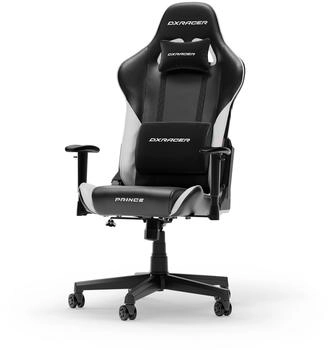 DXRacer Prince L Gaming Stuhl Schwarz / Wei&szlig; PVC Leder (PRINCE-L-F24-LTC-NW-X1)