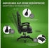 ML-Design Gaming Stuhl PU-Leder schwarz/grün