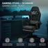 ML-Design Gaming Stuhl PU-Leder schwarz