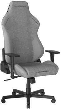 DXRacer B&uuml;ro- & Gaming Stuhl, DRIFTING Serie XL, Grau, Stoffbezug + Nubukimitat