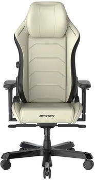 DXRacer B&uuml;ro- & Gaming Stuhl, Master Serie, schwarz-wei&szlig; (Ecru), Kunstleder