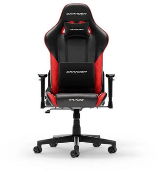 DXRacer Prince L F24 Schwarz / Rot PVC Leder (PRINCE-L-F24-LTC-NR-X1)