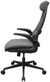 Cougar /Office-Stuhl Stryder, Stoff, Grau, Gaming Stuhl, Schwarz, Grau – Durchdachte Ergonomie für ganztägigen Komfort
