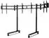 Next Level Racing Round Tube Freestanding Triple, Zubehör Gaming Möbel, Schwarz
