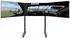 Next Level Racing Round Tube Freestanding Triple, Zubehör Gaming Möbel, Schwarz