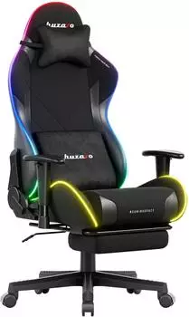 huzaro Force 5.7 RGB Gaming-Stuhl Schwarz, Gaming Stuhl, Schwarz